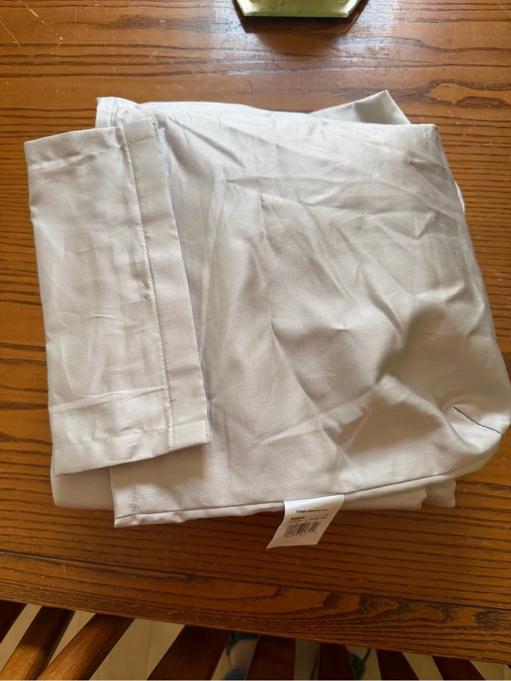 Vera Wang 100% Pima Cotton Flat Sheet Full/Queen Wind Chime NWT